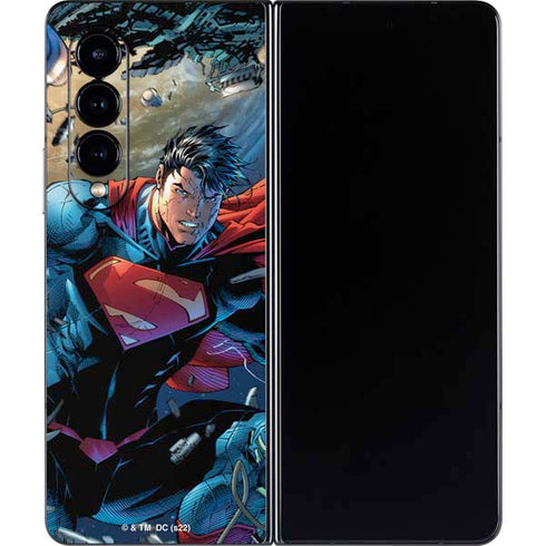 DC Comics Superman Unchained #1 Original Cover Galaxy Z Fold4 5G Skin